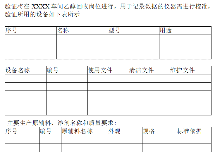 酒精回收塔乙醇回收工艺验证
