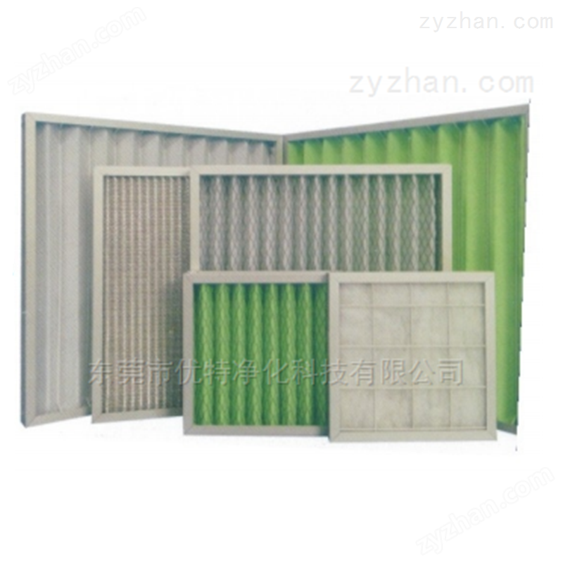 Letter frame structure primary air filter