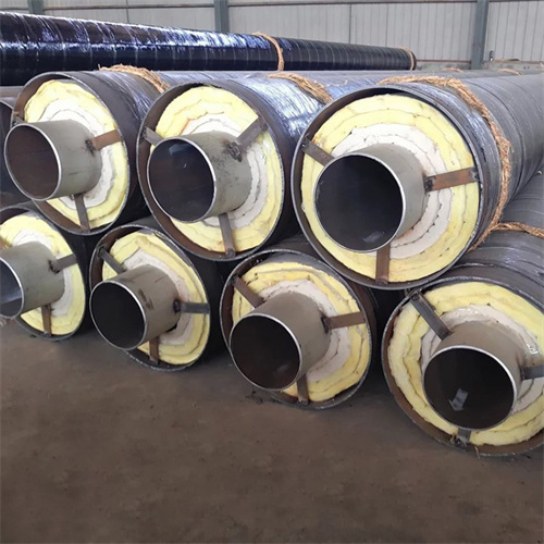 108*4發(fā)泡式聚氨酯預(yù)制采暖保溫管成品